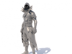 fortnite raven 3D Baskı Modeli