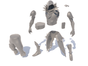 fortnite raven 3D Baskı Modeli