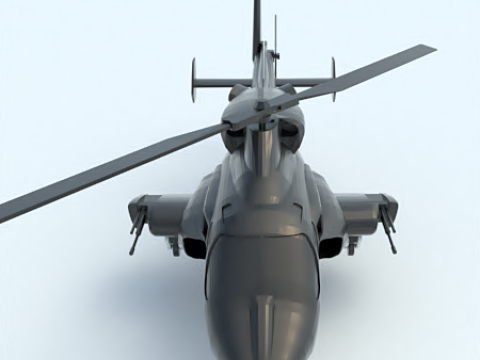 Air Wolf 3D Print Model