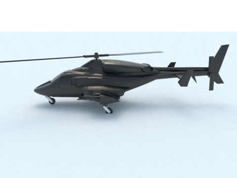 Air Wolf 3D Print Model