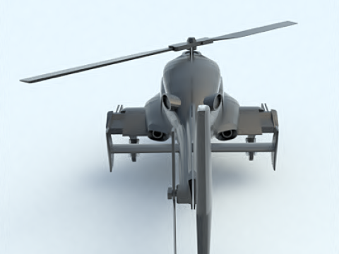 Air Wolf 3D Print Model