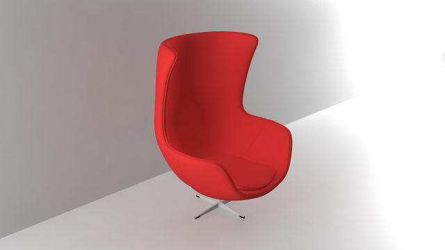 chair egg Model 3D .c4d .max .obj .3ds .fbx .stl .blend 