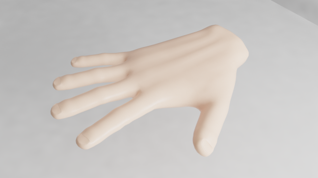hand 3Dモデル .c4d .max .obj .3ds .fbx .stl .blend 