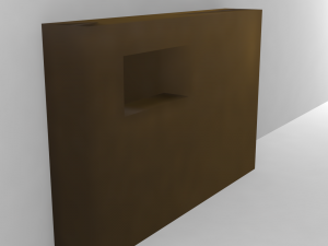 library Modèle 3D