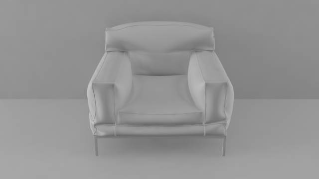 sofa for1 Model 3D .c4d .max .obj .3ds .fbx .stl .blend 