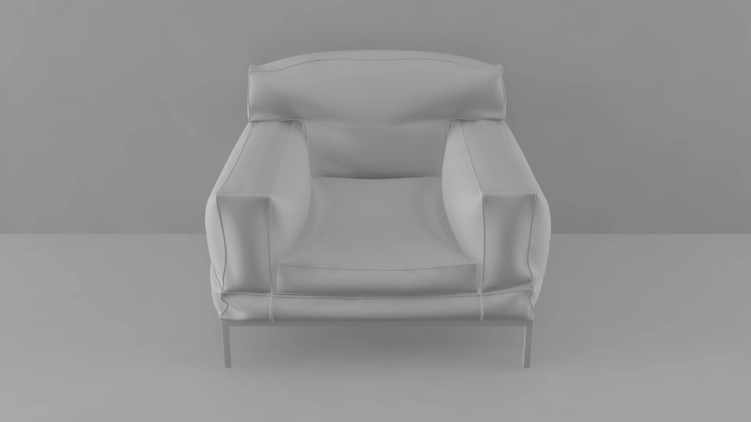 sofa for1 3D Model .c4d .max .obj .3ds .fbx .stl .blend 