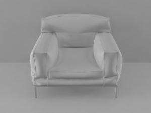 sofa for1 3D 모델