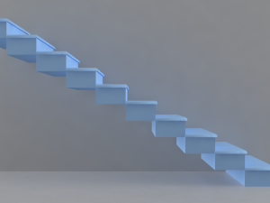 stairs 3D 모델