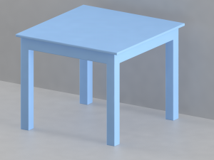 table 3D Model