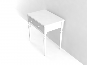 table with drawer 3D Model