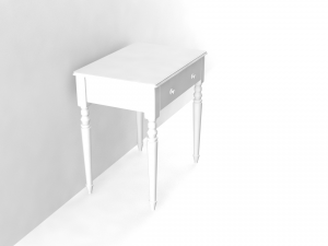 table with drawer 3D Model