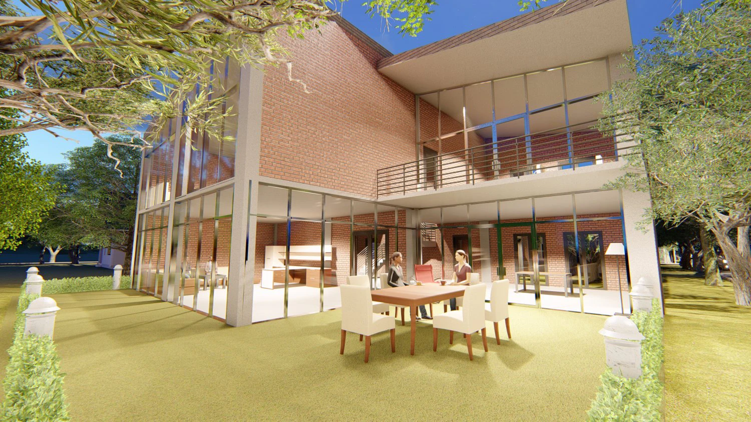 dream house 3D Model .c4d .max .obj .3ds .fbx .stl .blend 