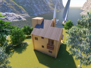 weekend home 3D मॉडल