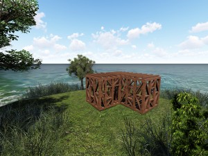wooden structure 3D 모델