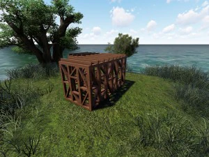 wooden structure 3D Model