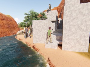 valley stone 3D मॉडल