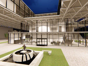 escaped education center 3D Model