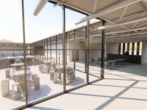 escaped education center 3D Model