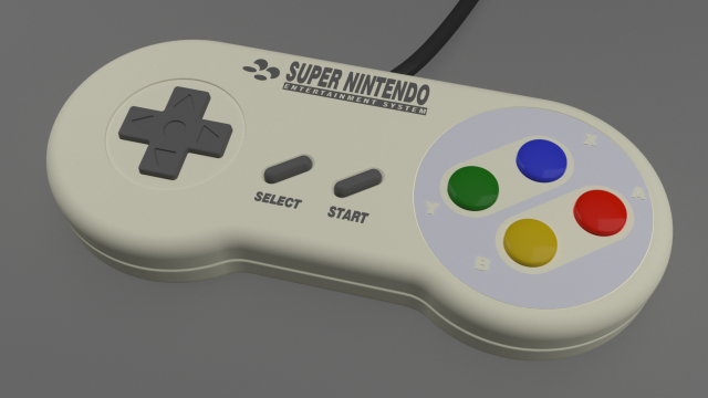 joystick Model 3D .c4d .max .obj .3ds .fbx .stl .blend 