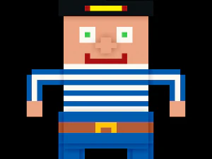 sailor 3d obj 3D Model