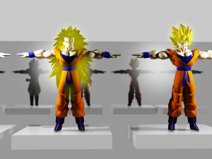 goku 3D मॉडल