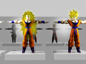Goku 3D Modell