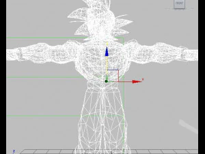 Goku 3D Modell