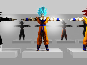 goku 3D मॉडल