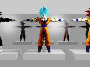 Goku 3D Modell