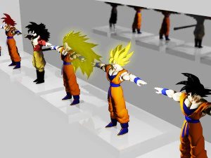 Goku 3D Modell