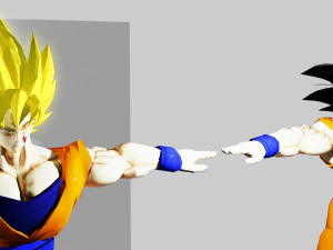 Goku 3D Modell
