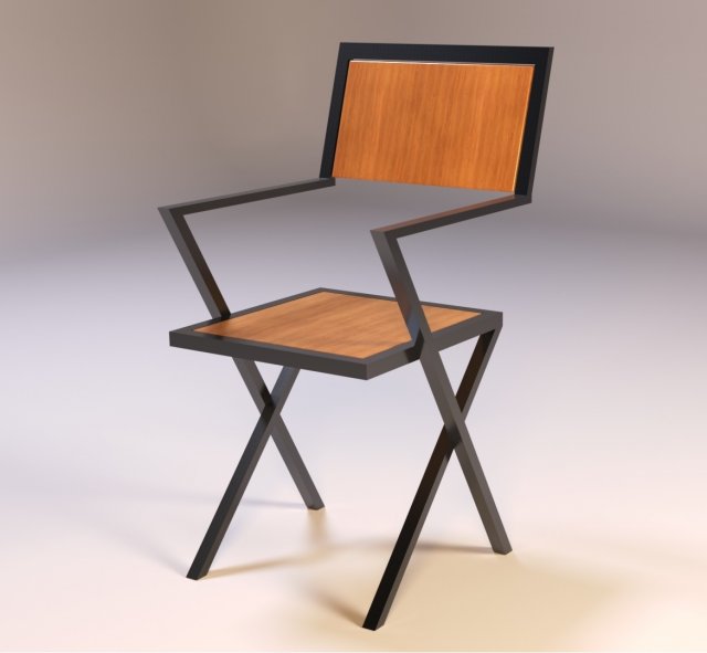 loft chair Modello 3D .c4d .max .obj .3ds .fbx .stl .blend 