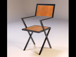 silla tipo loft Modelo 3D