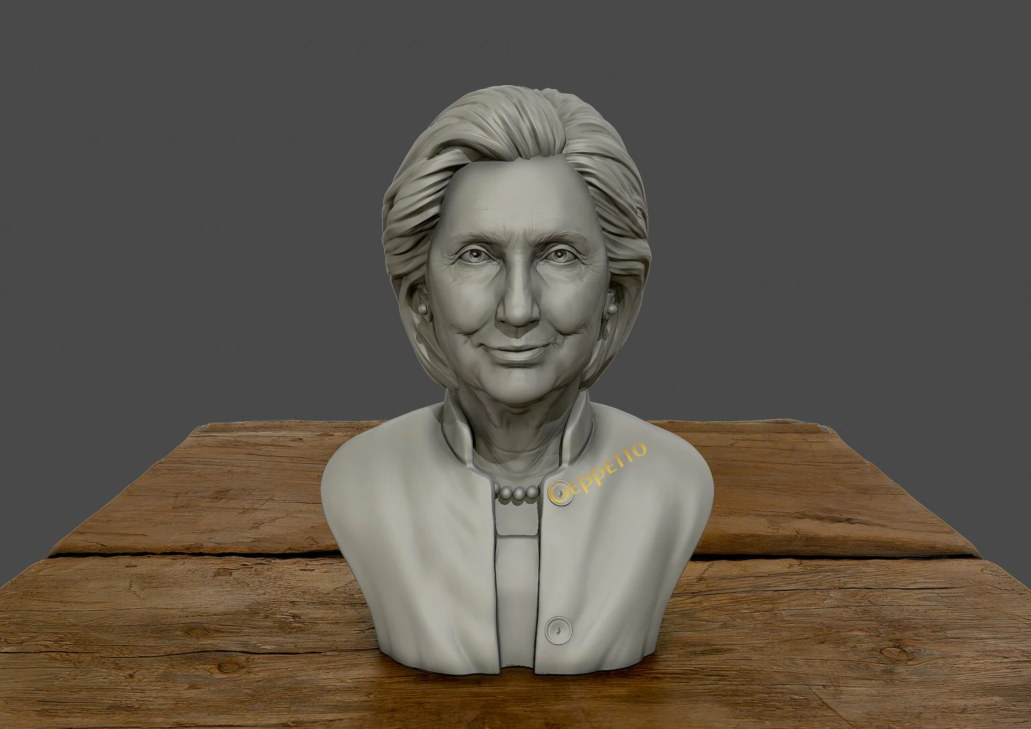 hillary clinton 3d printable model 3d print model 3D Print Model .c4d .max .obj .3ds .fbx .stl .blend