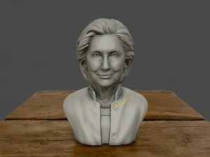 hillary clinton model cetak 3d model cetak 3d Model Cetak 3D