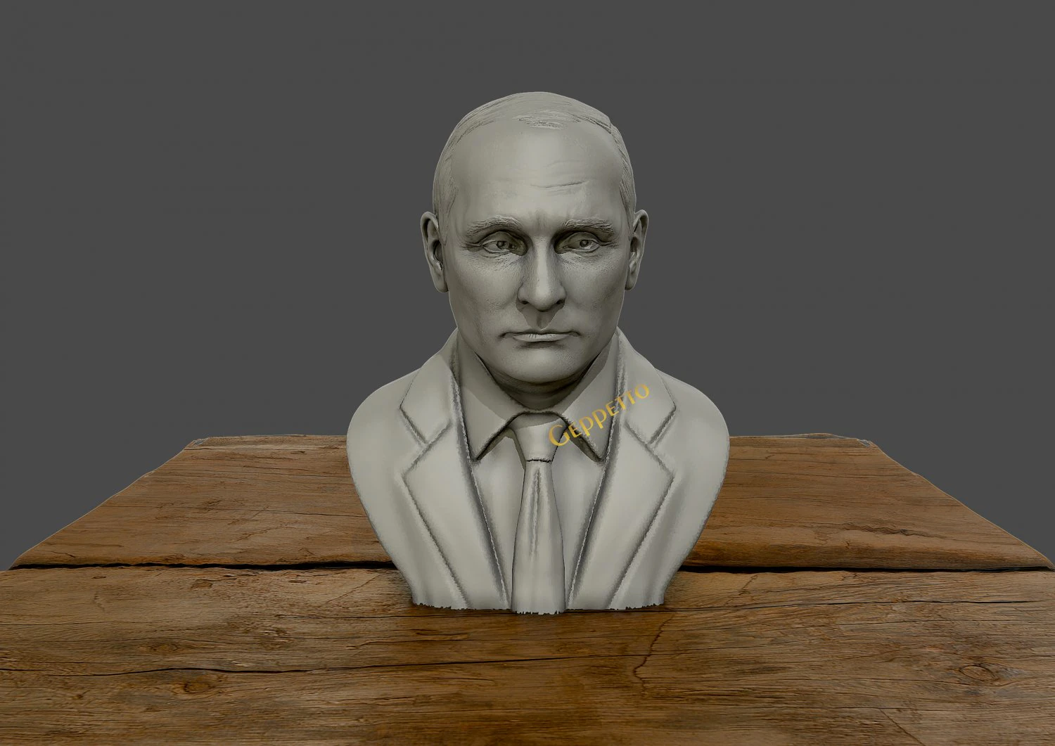 3d sculpture of vladimir putin 3d printable model 3d print model 3D Print Model .c4d .max .obj .3ds .fbx .stl .blend 