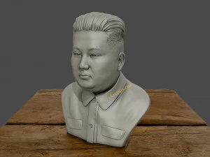 3d sculpture of kim jong un 3d print model 3d print 3d print model 3D Print Model