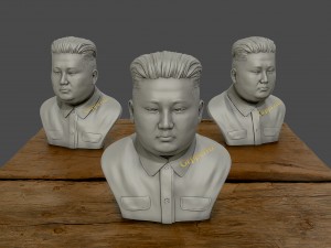 3d sculpture of kim jong un 3d print model 3d print 3d print model Model do druku 3D