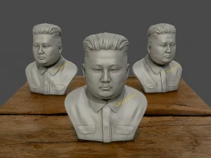 3d sculpture of kim jong un 3d print model 3d print 3d print model 3D Print Model