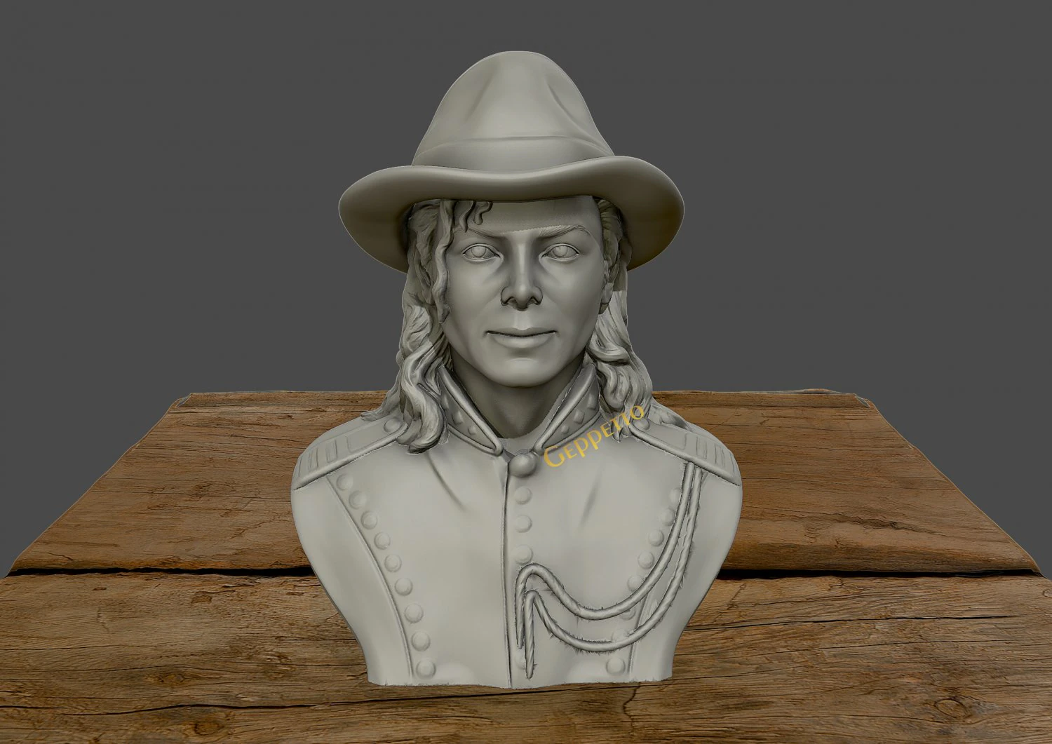michael jackson 3d sculpture 3d print model 3D Print Model .c4d .max .obj .3ds .fbx .stl .blend