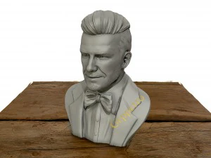 david beckham patung 3d model cetak 3d Model Cetak 3D