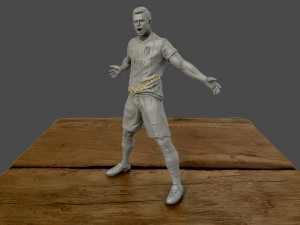 christiano ronaldo celebration juventus kit 2019 3d print model 3D Принт Модель
