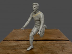 leo messi 3d sculpture 3d print model 3D Print Model