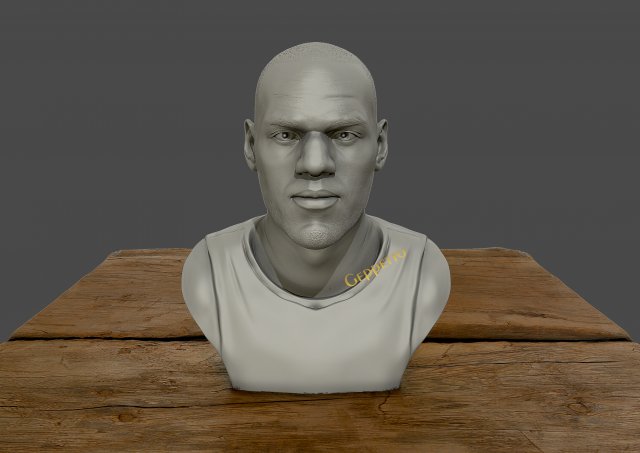 3d sculpture of lebron james 3d print model Modelo de impresión 3D .c4d .max .obj .3ds .fbx .stl .blend 