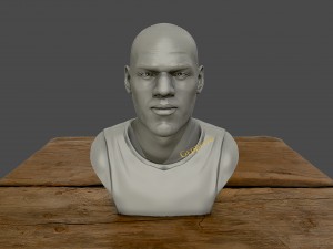 3d sculpture of lebron james 3d print model 3D Print Model