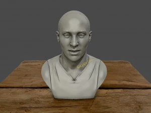 Scultura 3D del modello di stampa 3D di Kobe Bryant Modello di stampa 3D