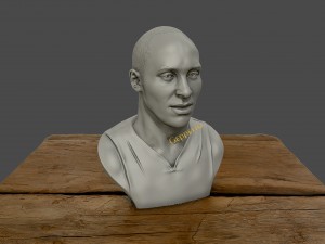 3d sculpture of kobe bryant 3d print model 3D प्रिंट मॉडल