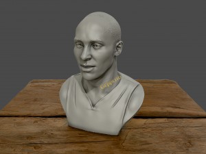 3d sculpture of kobe bryant 3d print model 3D प्रिंट मॉडल