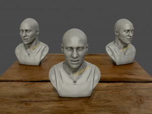 3d sculpture of kobe bryant 3d print model 3D प्रिंट मॉडल