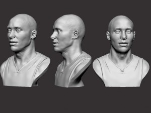 3d sculpture of kobe bryant 3d print model 3D प्रिंट मॉडल